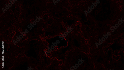 Abstract dark background featuring a subtle blend of deep black and crimson red hues with neural circuits or molten lava flows. Organic and smoky, with a low-light, mysterious ambiance ideal for sci-f