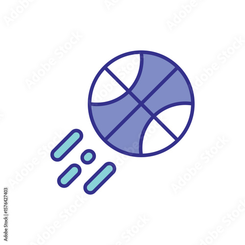 Basket Ball icon vector