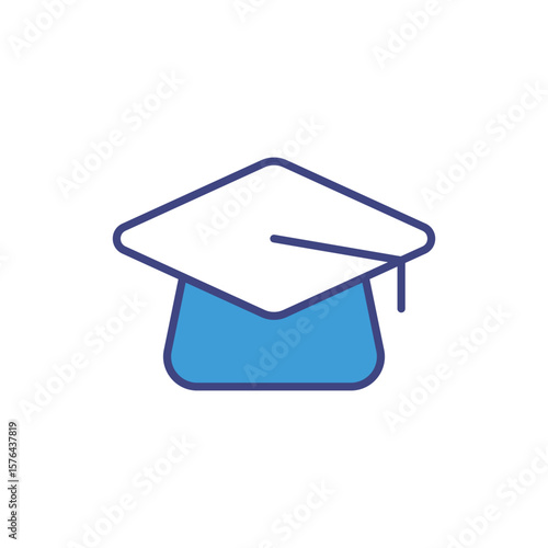 Cap icon vector