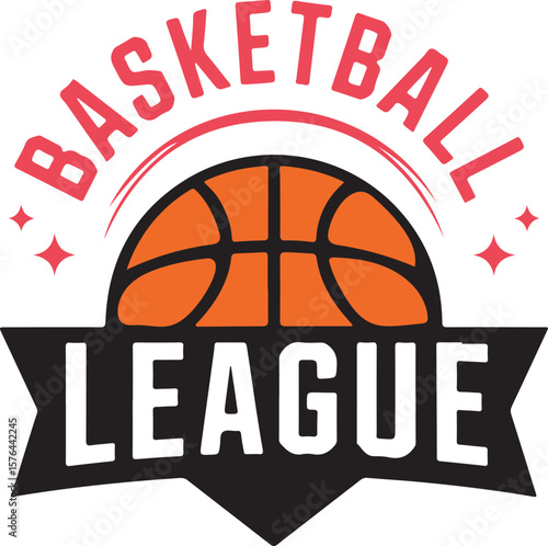 Basketball Team Sport Emblem and Logo Design