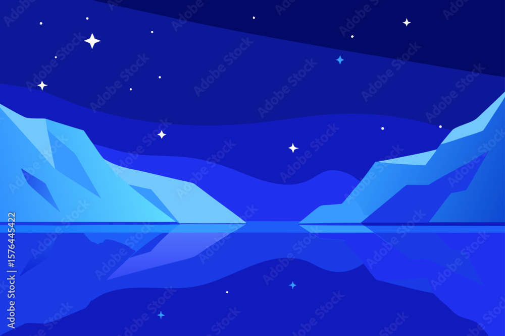 Fototapeta premium winter landscape with snow