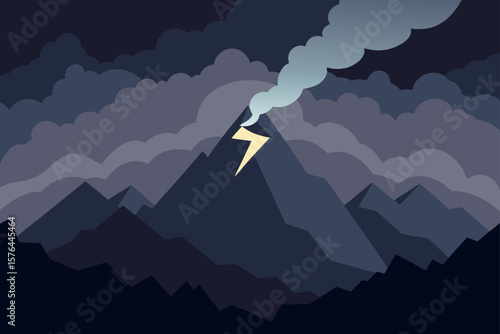 smoke from the clouds