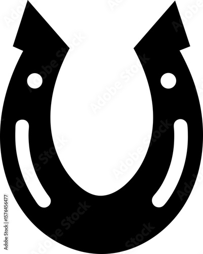 horseshoe vector illustration