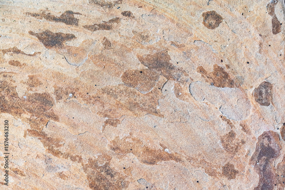 Obraz premium High-resolution sandstone texture for 3D and print use Detailed macro shot of layered stone with warm natural color variations.