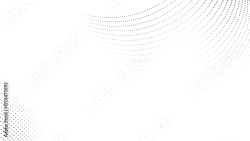 Abstract Grey Dot Wave Pattern Background - Modern Minimalist Design Element for Digital Graphics & Presentations