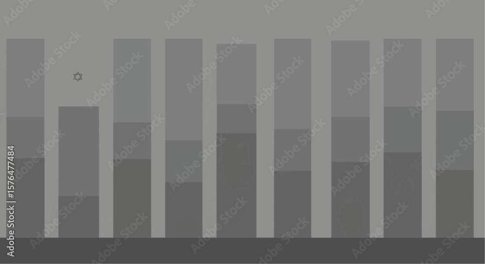 Obraz premium Data representation chart showing a graphic information.