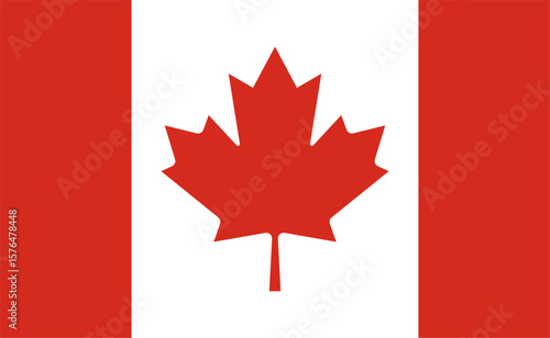 Bandera de Canadá como fondo