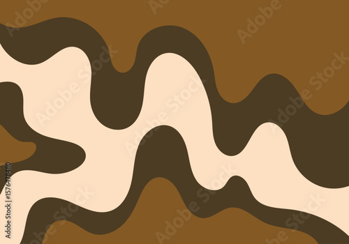 Fondo de chocolate derretido de varias capas