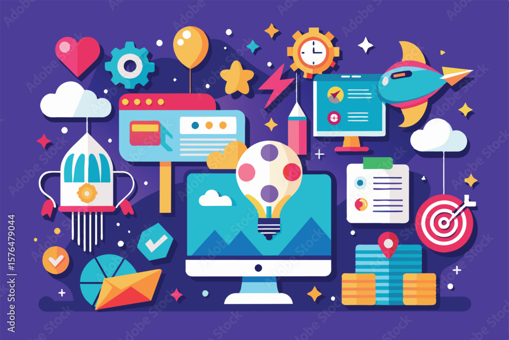 Obraz premium Adobe Illustrator Artwork