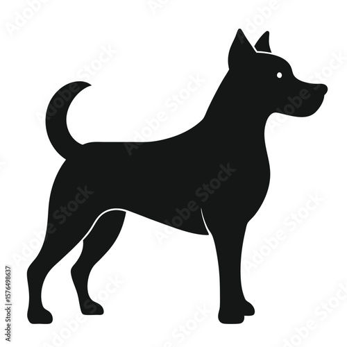 Dog Silhouette – Strong Pet