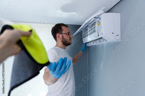 Professional Air Conditioner Maintenance: Ensuring Optimal Performance and Cleanliness in Home Cooling Systems with Proper Techniques and Tools for a Comfortable Environment
