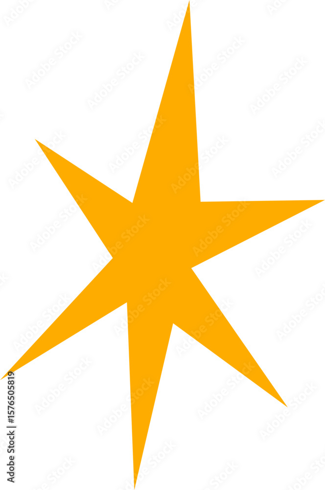 Obraz premium Radiating Starburst Silhouette With Side Flares