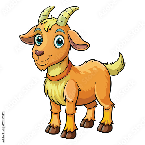 Cute cartoon goat (1)