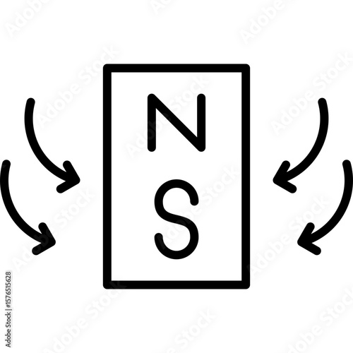 Magnetic Field Icon
