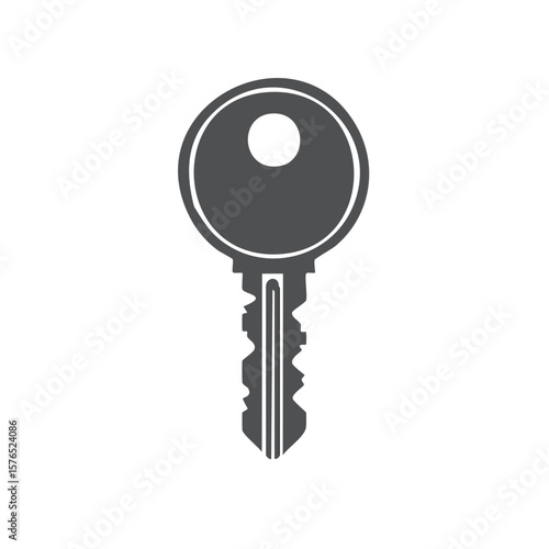 Door Key Illustration Access Security House Apartment Lock Round Handle