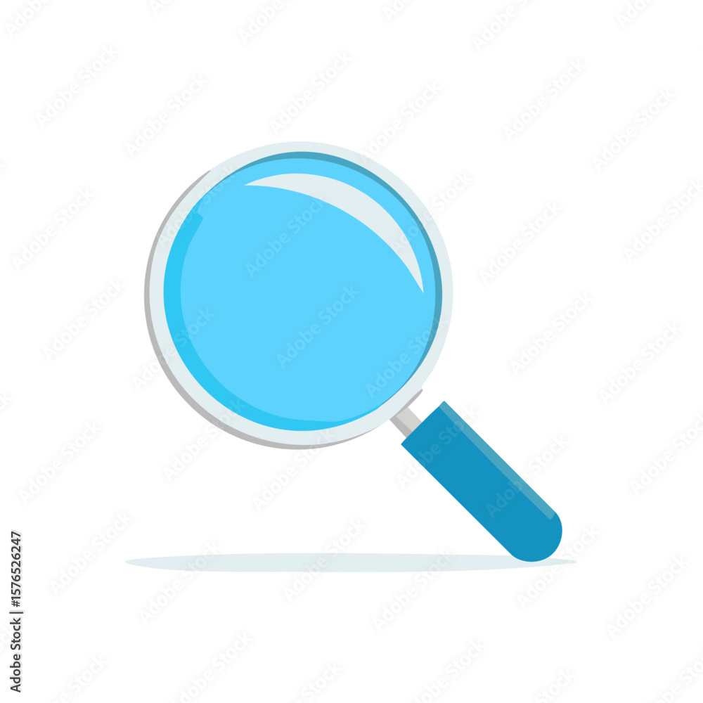 Blue Magnifying Glass: Search Tool for Investigation, Research, Finding, and Visual Examination Blue Magnifying Glass: Search Tool for Investigation, Research, Finding, and Visual Examination
