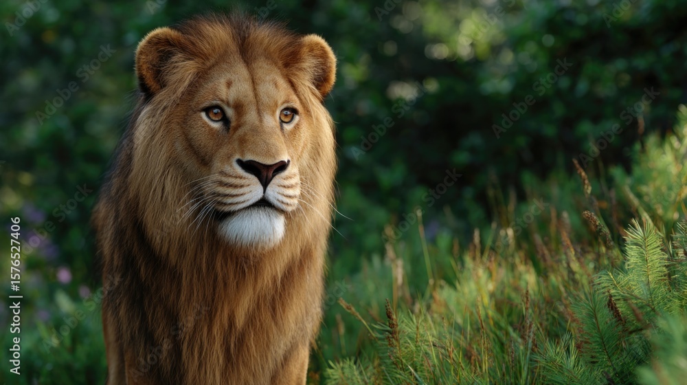 Majestic Lion in Nature Majestic Lion in Nature