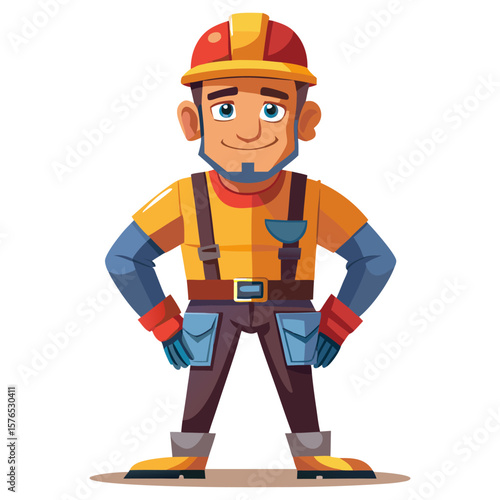 Construction worker man