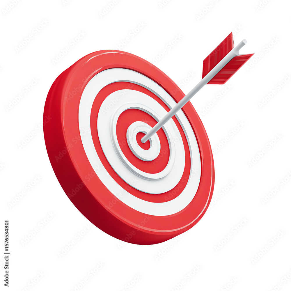 target with arrow isolated on transparent white background target with arrow isolated on transparent white background