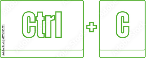 keyboard combination vector 