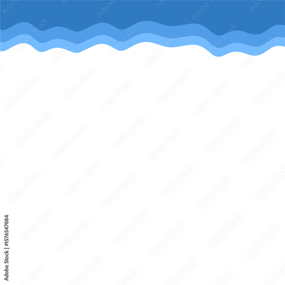 Drak Blue Melting Banner Top Page Edge Shape Drak Blue Melting Banner Top Page Edge Shape