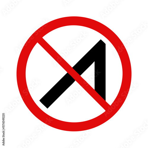 Free Download No entry sign with a red circle a diagonal line through an arrow - GFXLoad