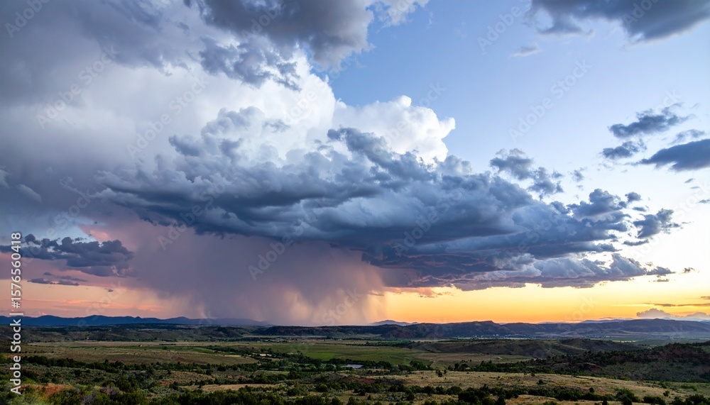 Storm receding into quiet distance. Faded tones and soft light — dramatic, but peaceful. Storm receding into quiet distance. Faded tones and soft light — dramatic, but peaceful.