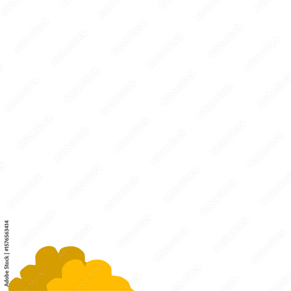 Obraz premium Dry Bush Illustration