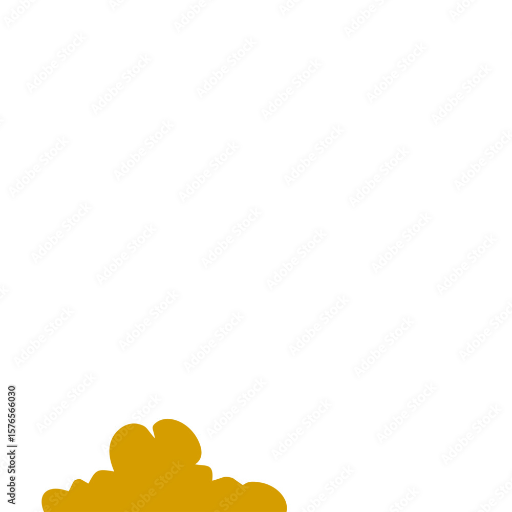 Obraz premium Dry Bush Illustration