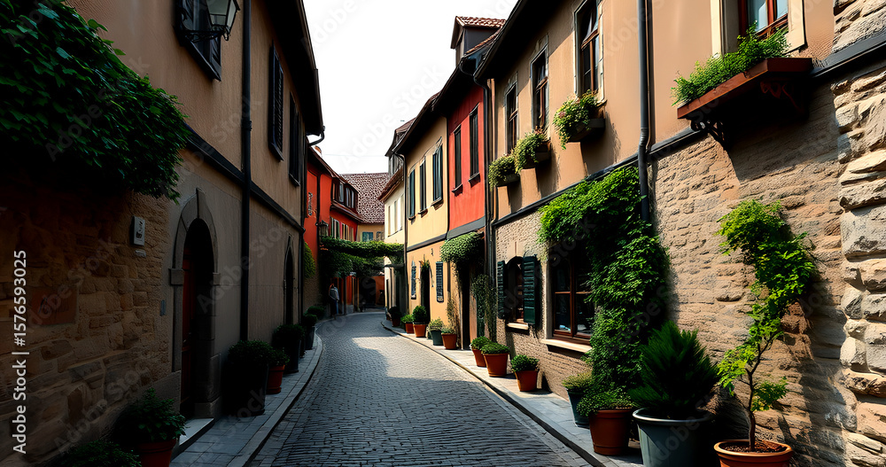 Obraz premium narrow street in venice