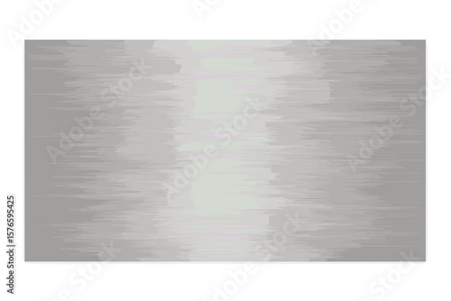 Brushed Metal Texture Background, Silver Steel Plate, Horizontal Lines, Metallic Surface, Industrial Design, Gradient, Seamless Pattern, Vector Illustration, Modern Tech Template