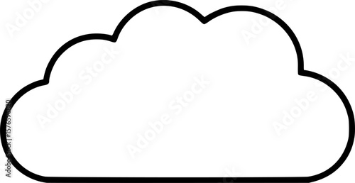 Soft texture outline icon vector
