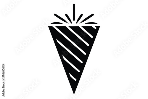 holiday taper vector icon