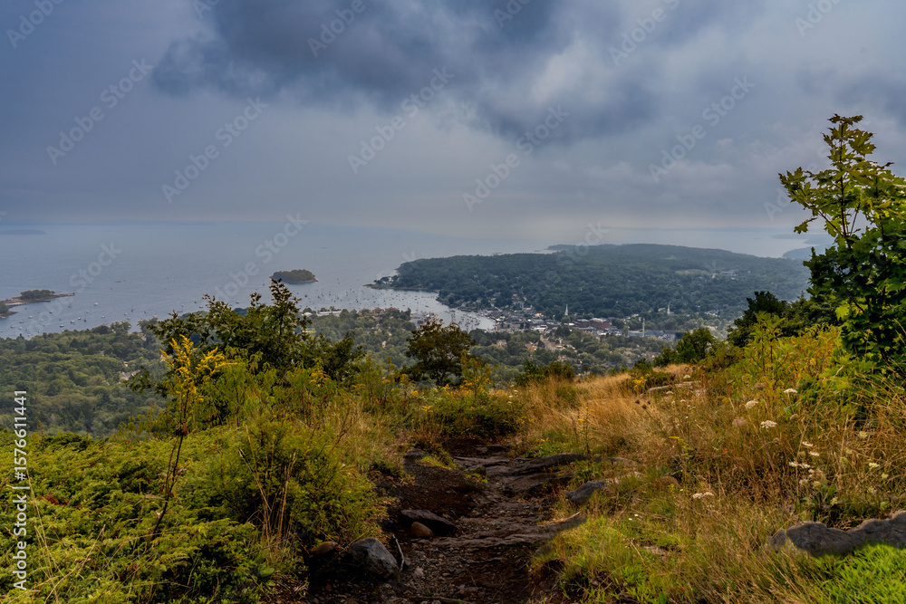 Obraz premium View from Mount Battie, Maine