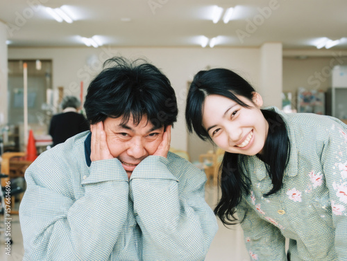 男, 男性, 施設, 障害, 障害者, 知的障害者, 知的障害, 介護, 福祉, Man, Male, Institutional, Disability, Disabled, Mentally Handicapped, Intellectual Disability, Caregiver, Welfare