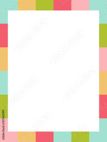 カラフルで可愛いフレーム