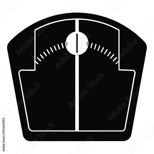 Gym Instructor element isolated bmi chart on white background