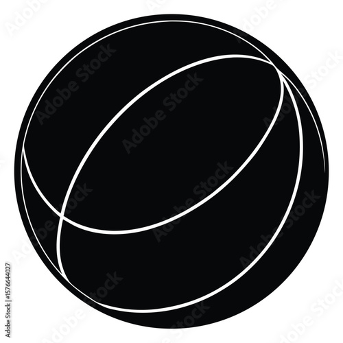 Gym Instructor element isolated medicine ball on white background