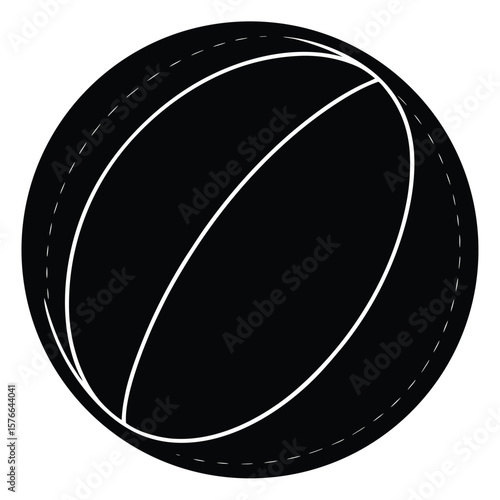 Gym Instructor element isolated medicine ball on white background