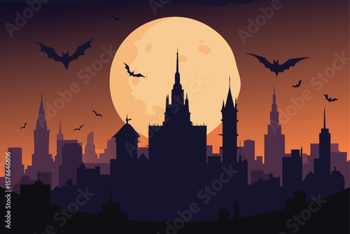  full moon over skyline of spooky haunted city wit (1).eps