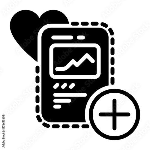 post icon, glyph icon style