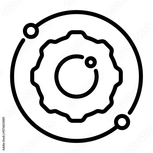 Maintenance icon, line icon style