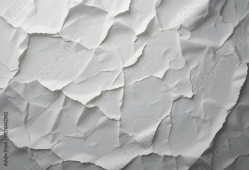Cracked White Paper Texture