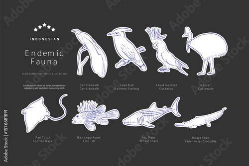 Isolated indonesian indonesia culture asset illustration