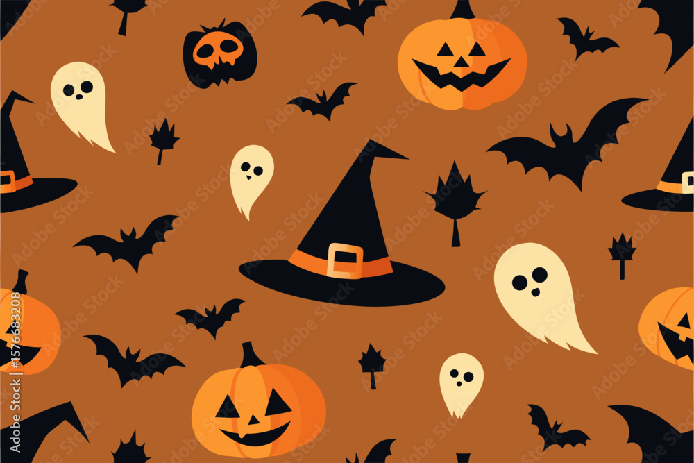 halloween seamless background halloween seamless background
