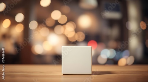 Wallpaper Mural Cube showcases simple elegance amid warm glowing ambience Torontodigital.ca