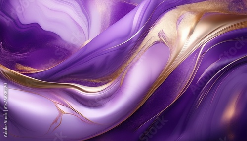 a luxurious lilac abstract background with shimmering gold accents where soft gradients of lavender and plum mix with metallic textures creating a sophisticated and premium feel