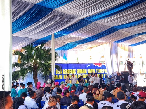 Community Event Under Tent