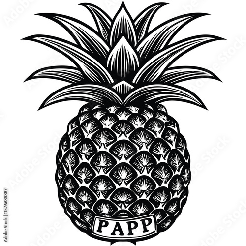 Pineapple Illustration