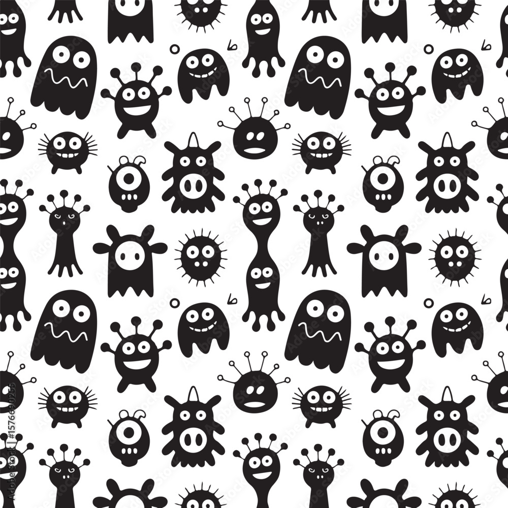 Obraz premium Halloween Silhouette Bundle – Witch, Pumpkin, Bat & Haunted HouseSpooky Halloween Silhouettes – Vector Set for Craft and DesignScary Halloween Vector Silhouettes – Ghosts, Skeletons & MoreHallow